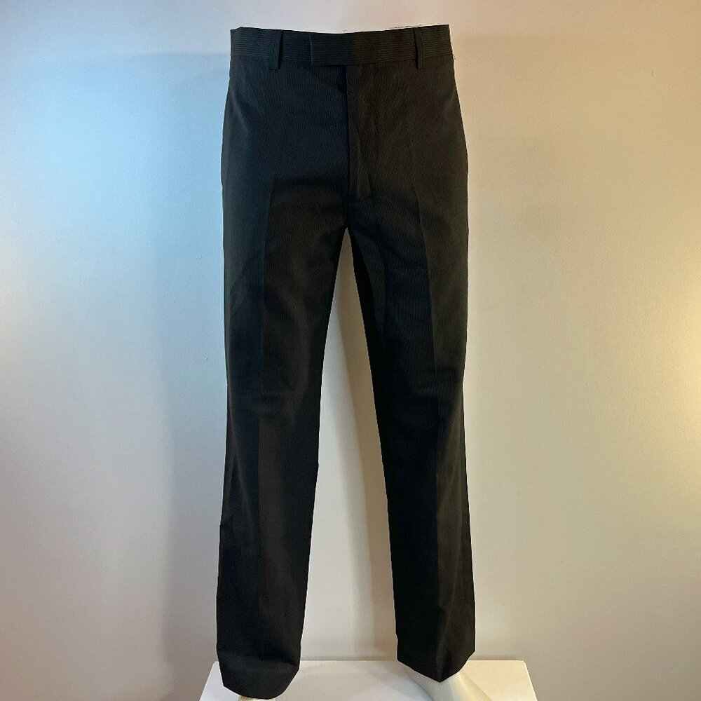 Michael Brandon Men's Black Pinstripe Dress Pants - Size 32 x 32 - NWT